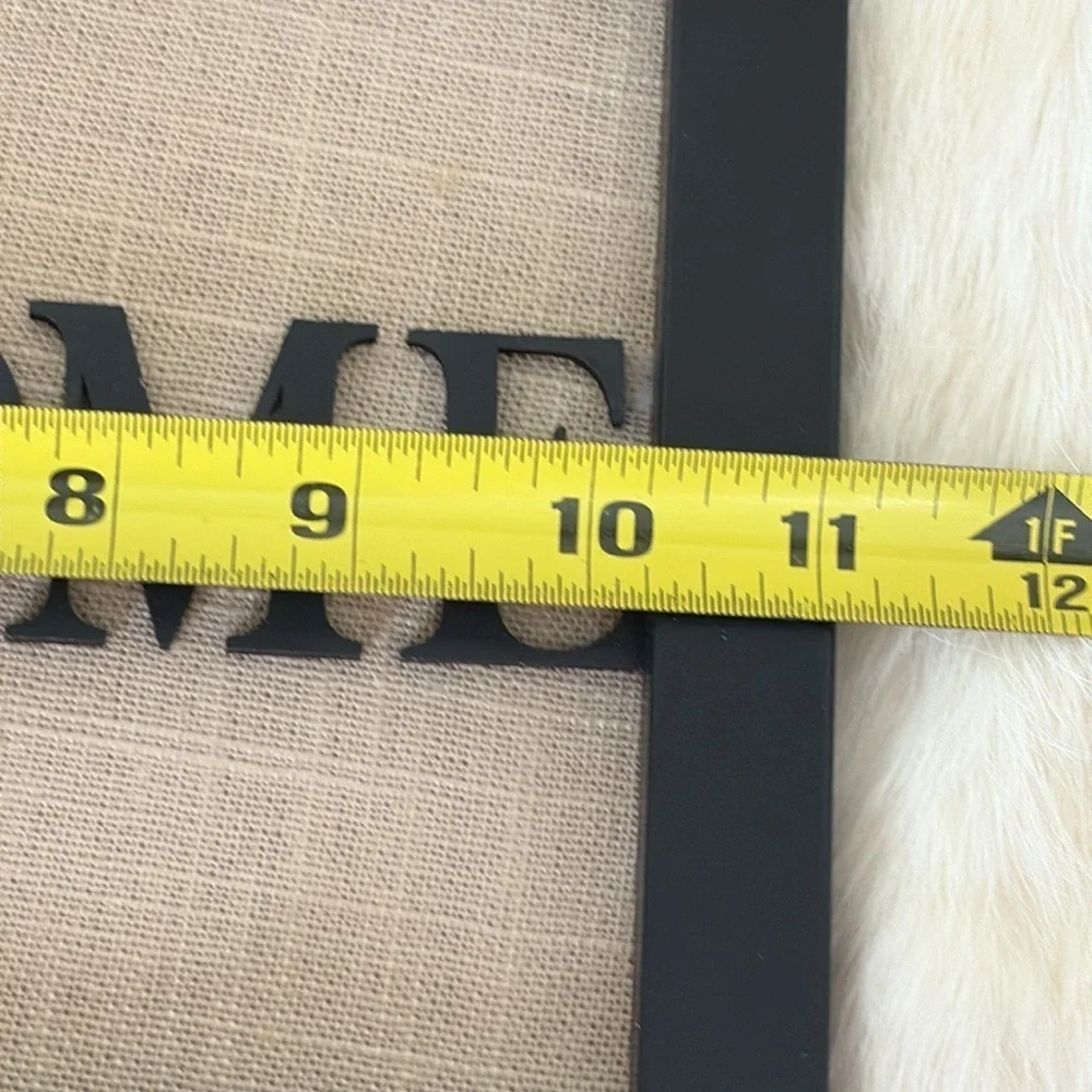 Black Welcome Wall Decor with Hooks